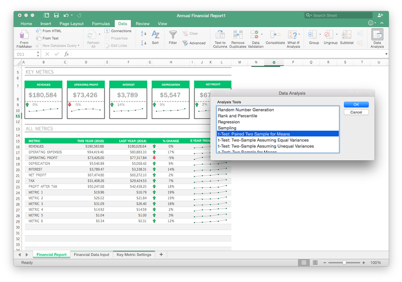 data analysis for mac excel 2016